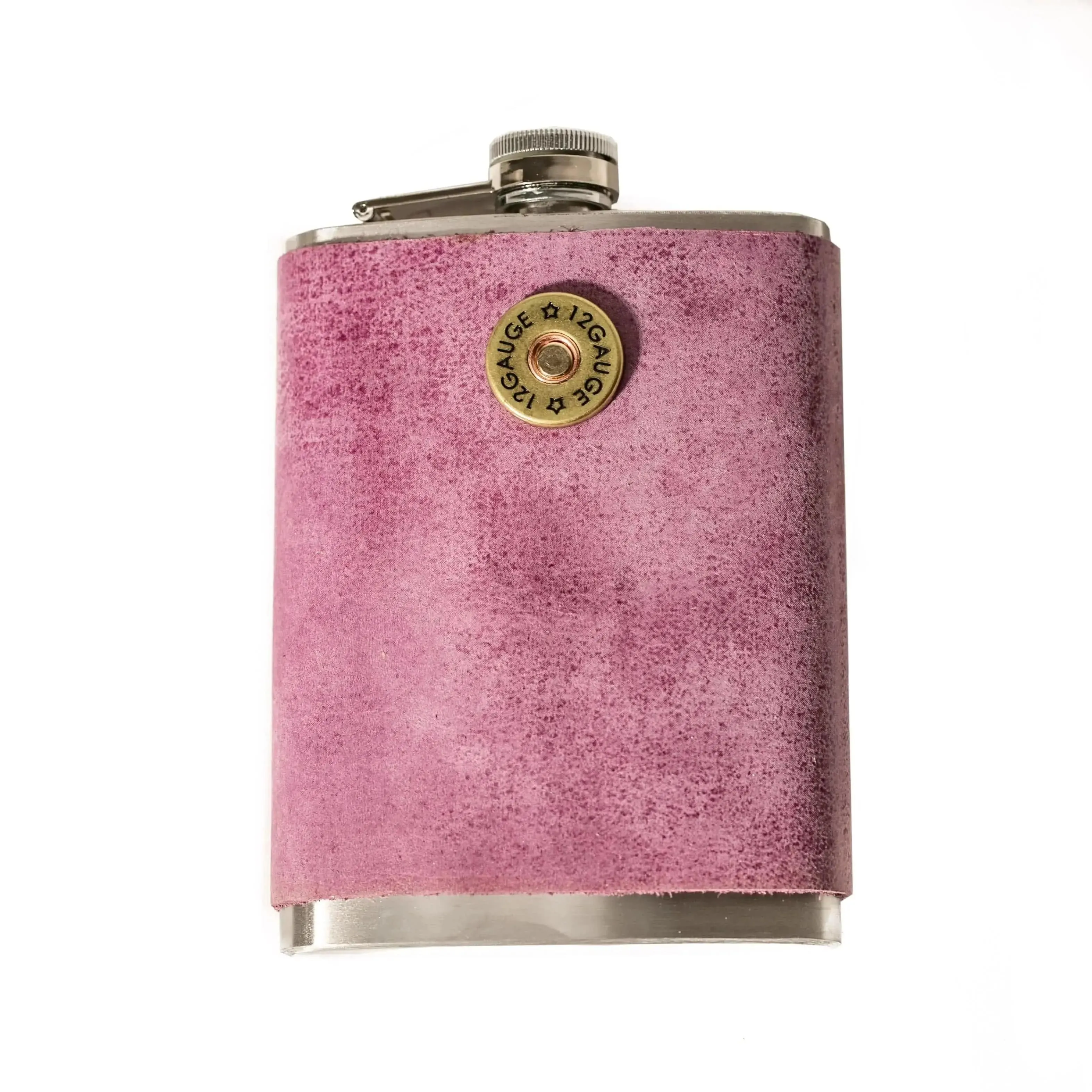 12 Gauge Leather Flask