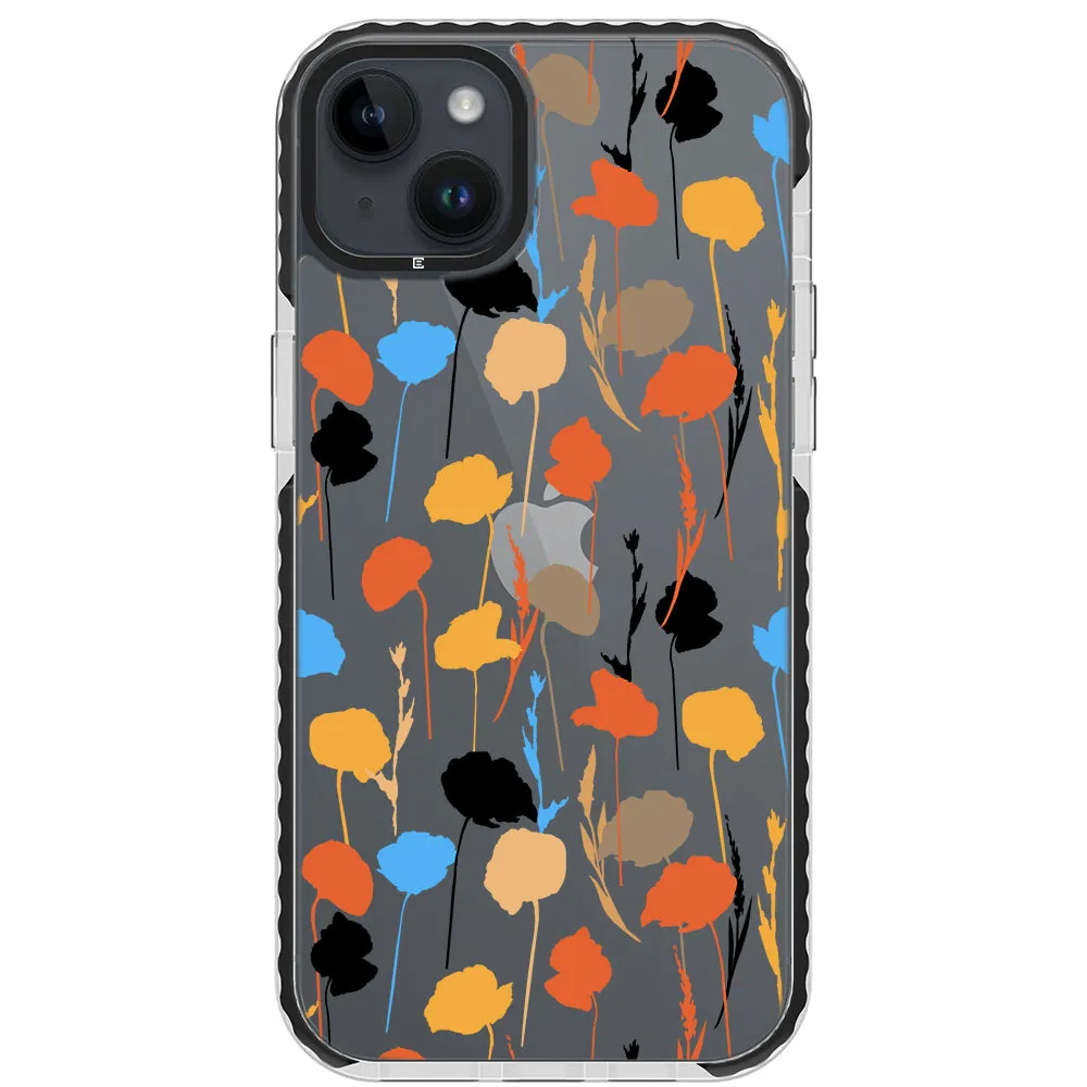 Abstract Fall Flowers Impact iPhone Case