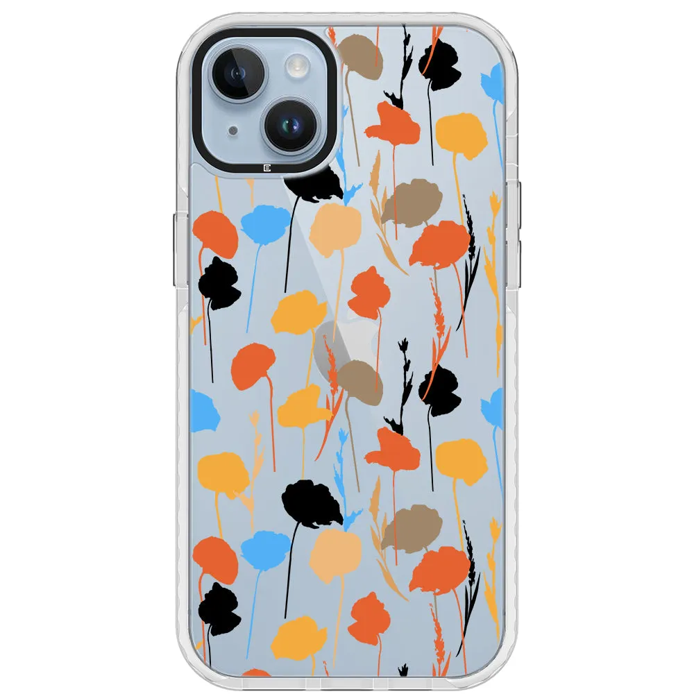 Abstract Fall Flowers Impact iPhone Case