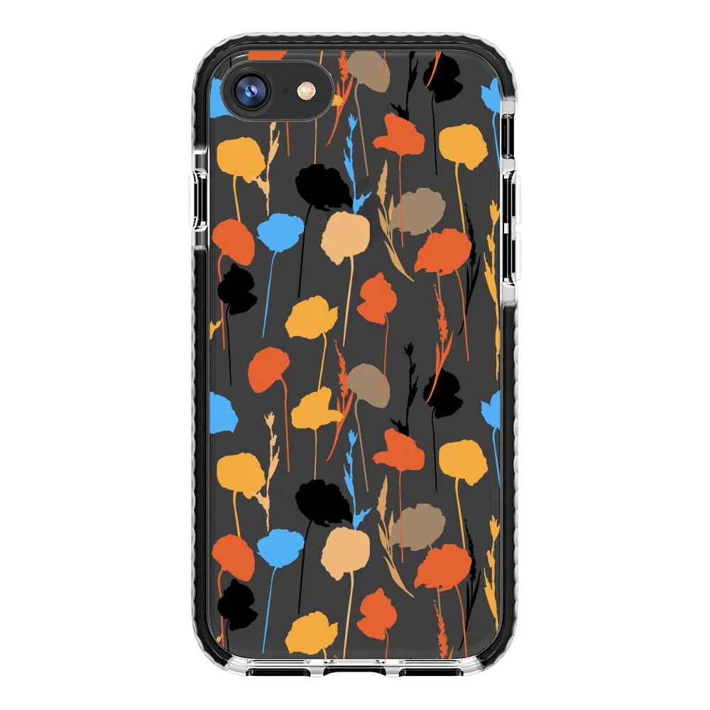 Abstract Fall Flowers Impact iPhone Case