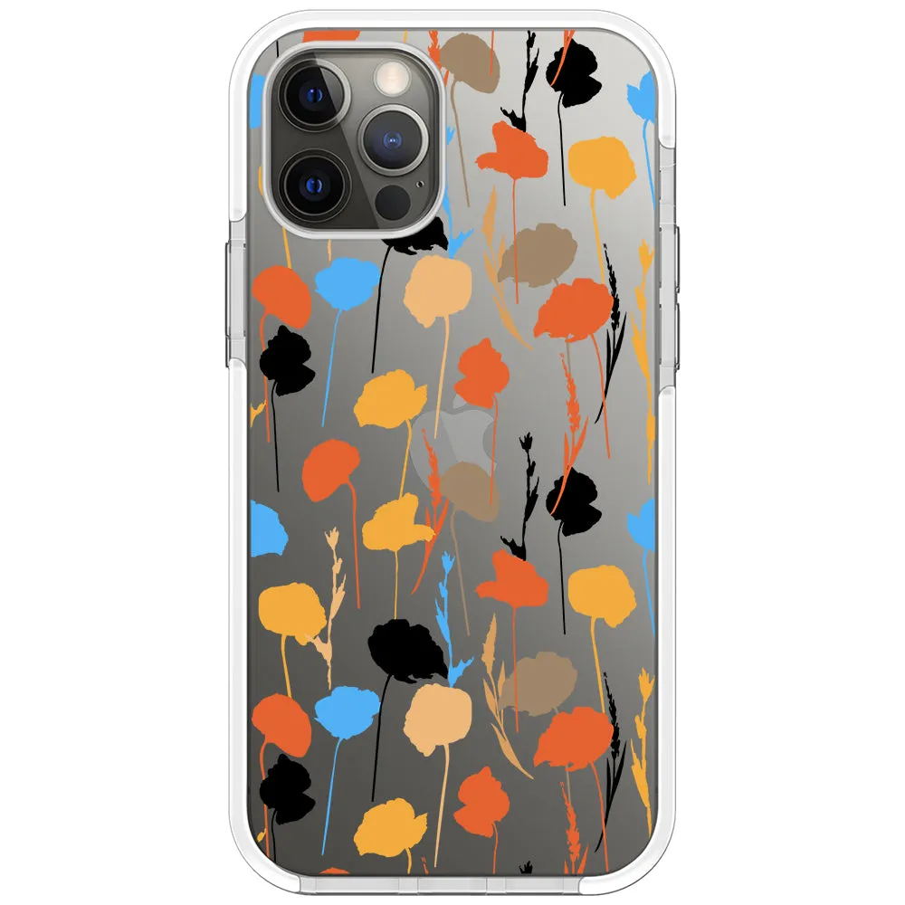 Abstract Fall Flowers Impact iPhone Case