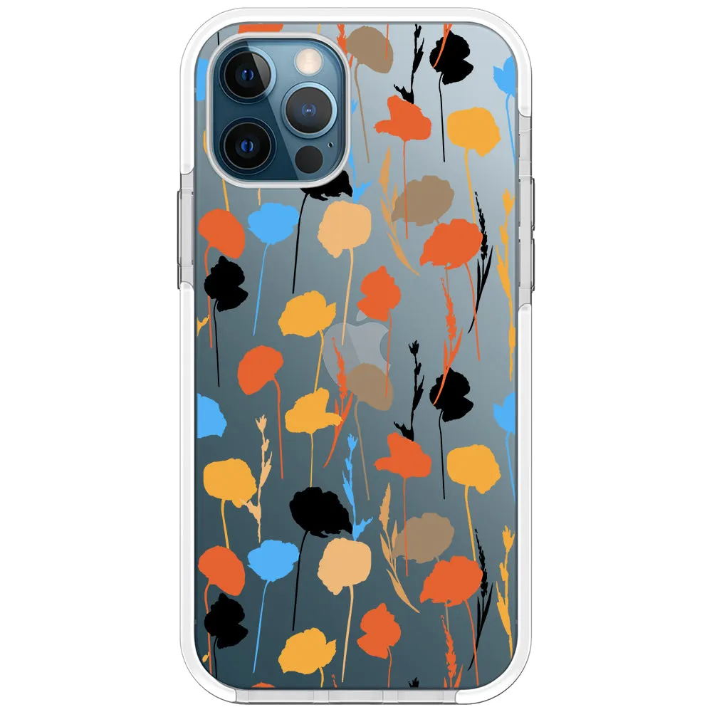 Abstract Fall Flowers Impact iPhone Case