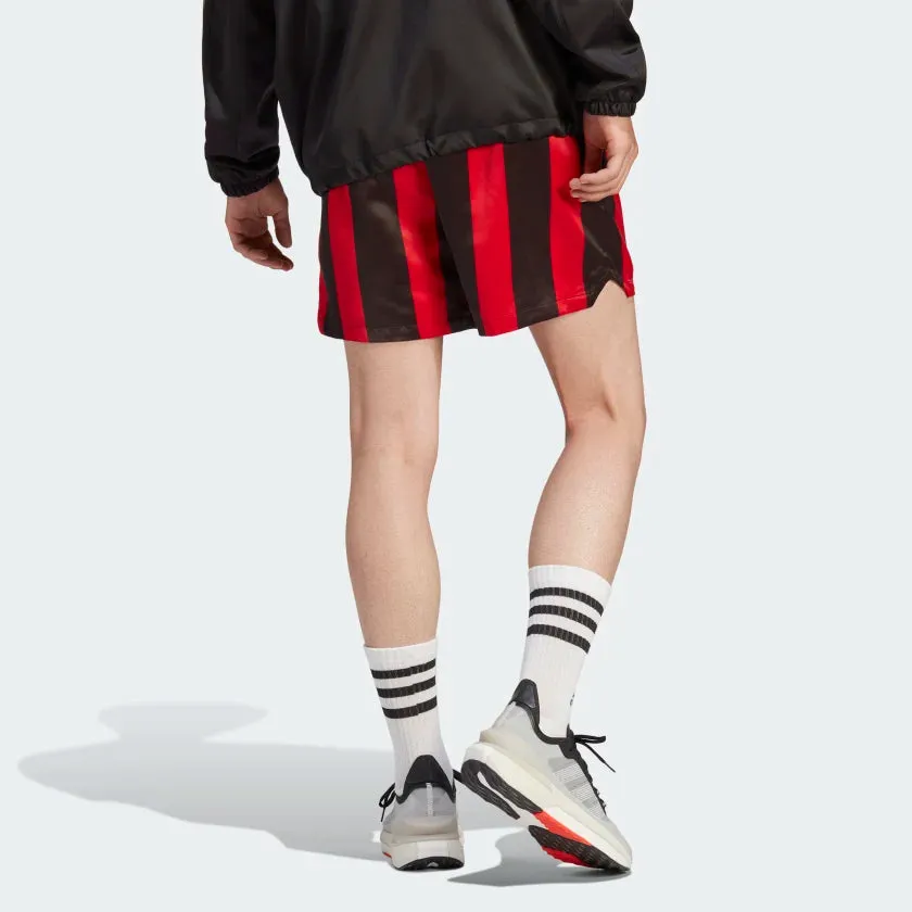 Adidas Satin Shorts - Better Scarlet