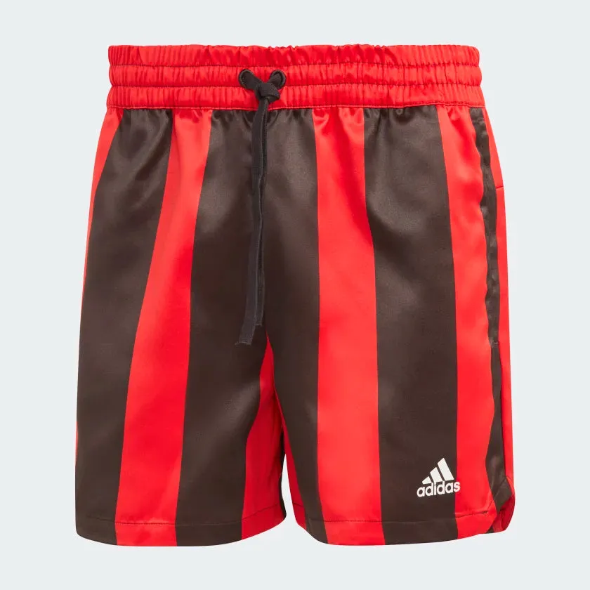 Adidas Satin Shorts - Better Scarlet