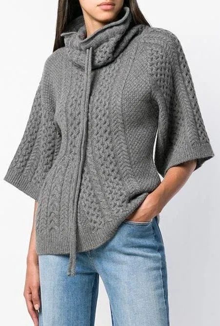 'Aran' Knit Top