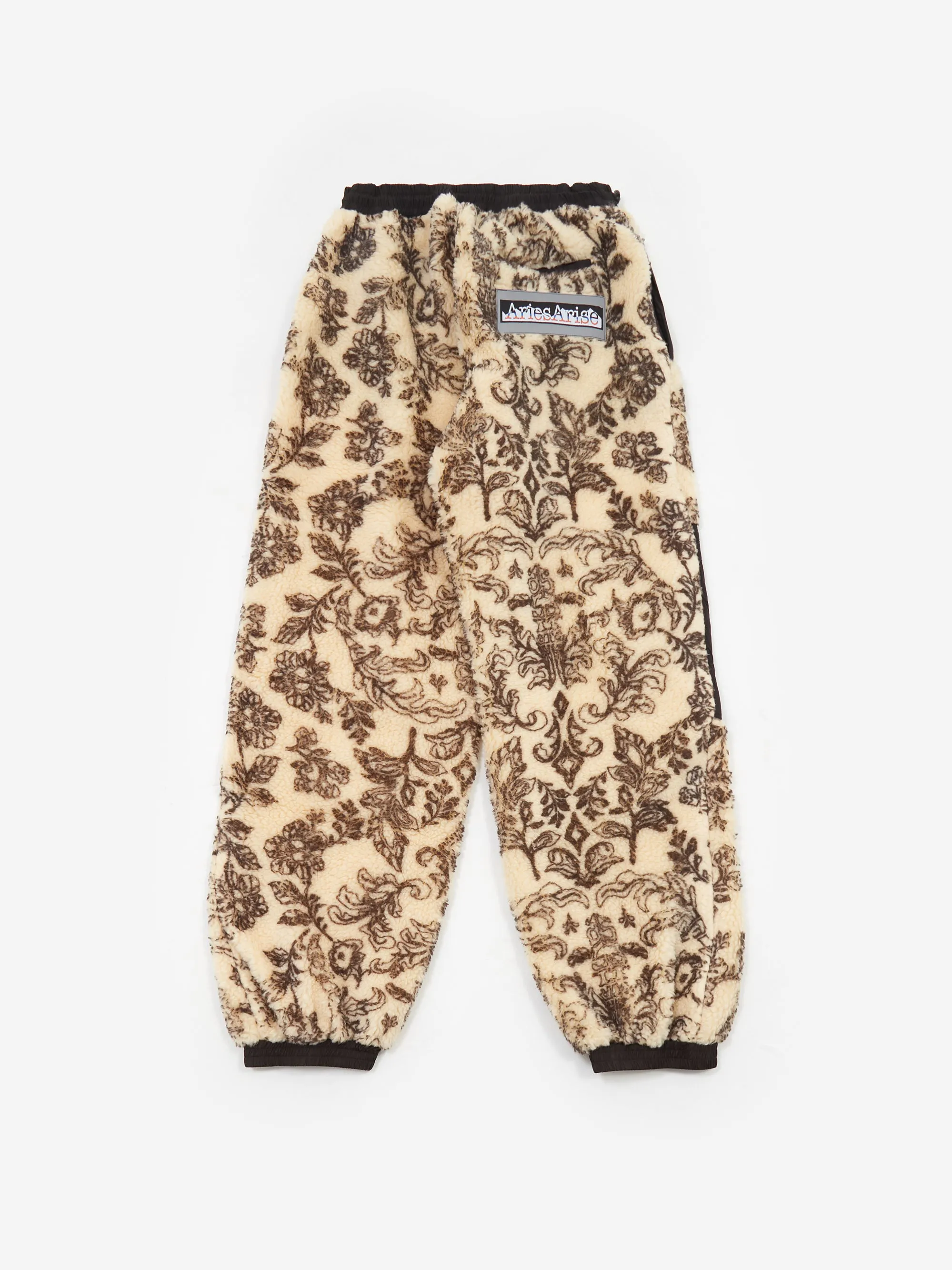 Aries Floral Fleece Pant - Ecru