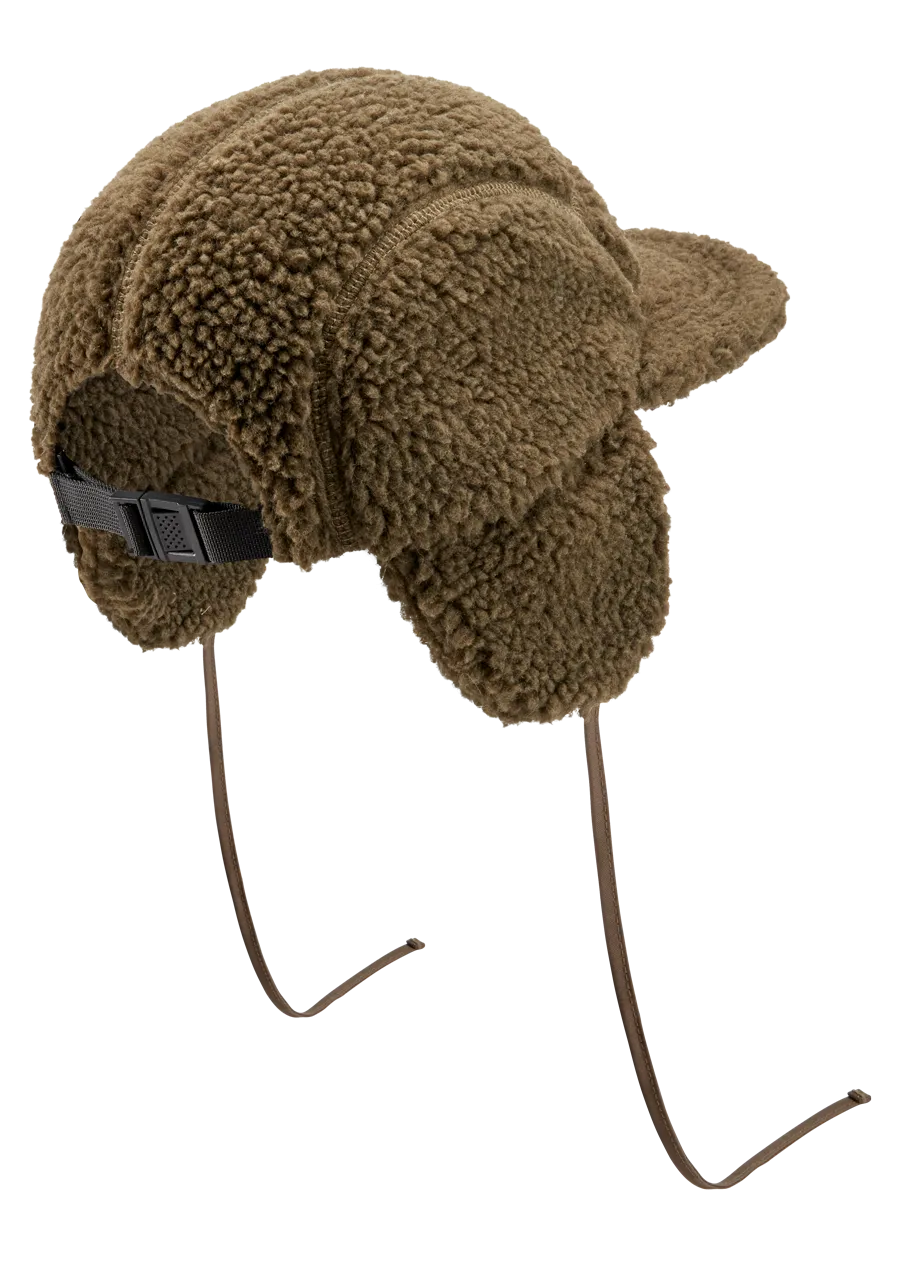 Babs Earflap Cap - Olive