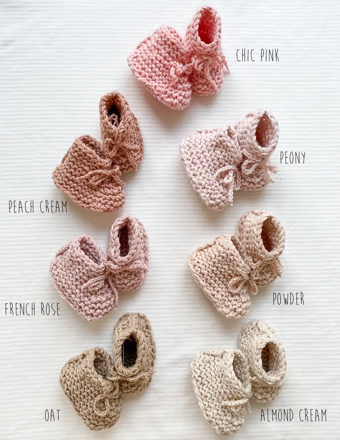 Baby booties / fall collection