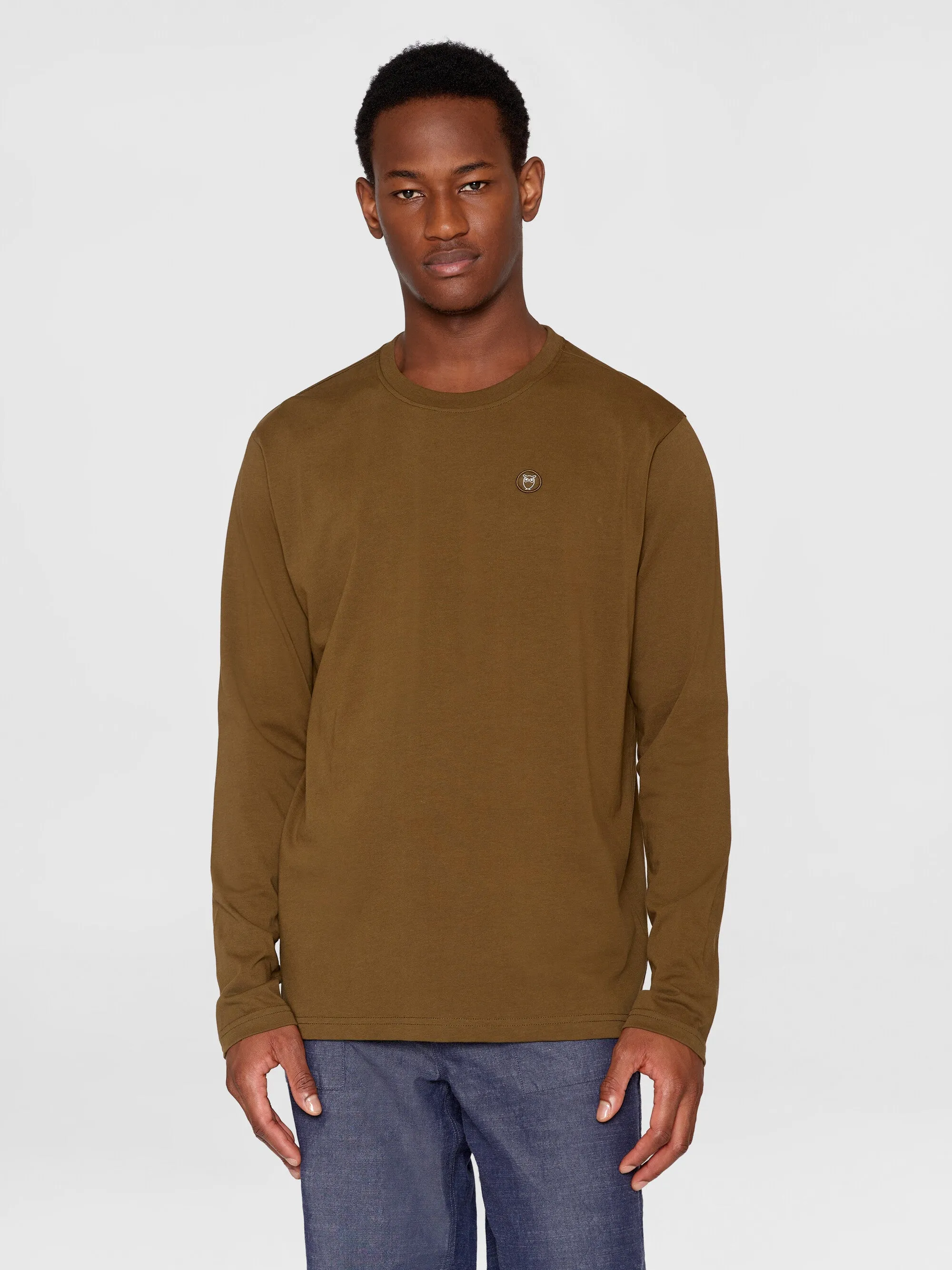 Badge long sleeve - Dark Olive