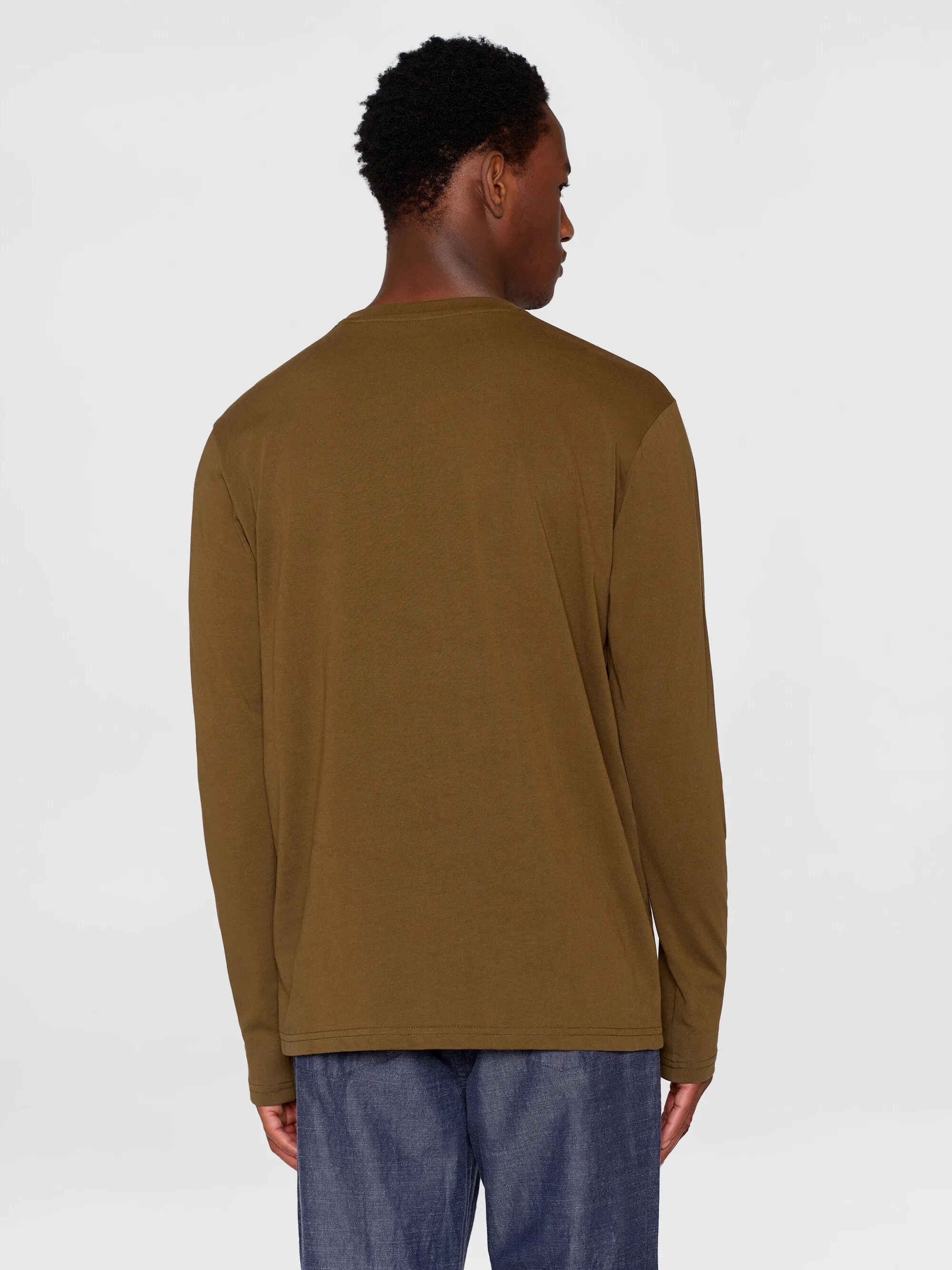 Badge long sleeve - Dark Olive