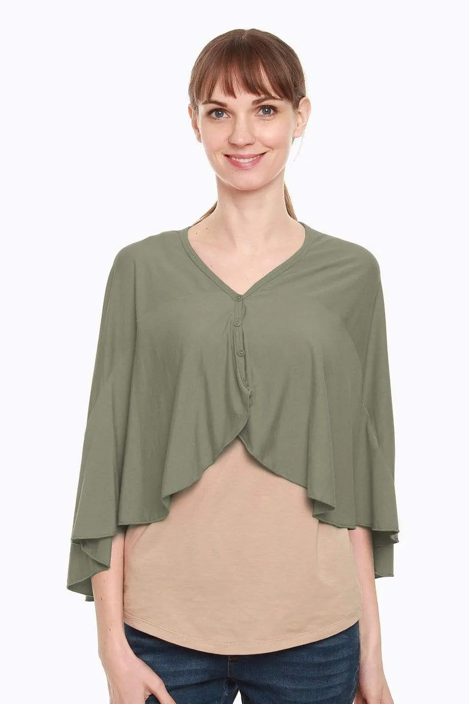 Bambi Cape Olive Green