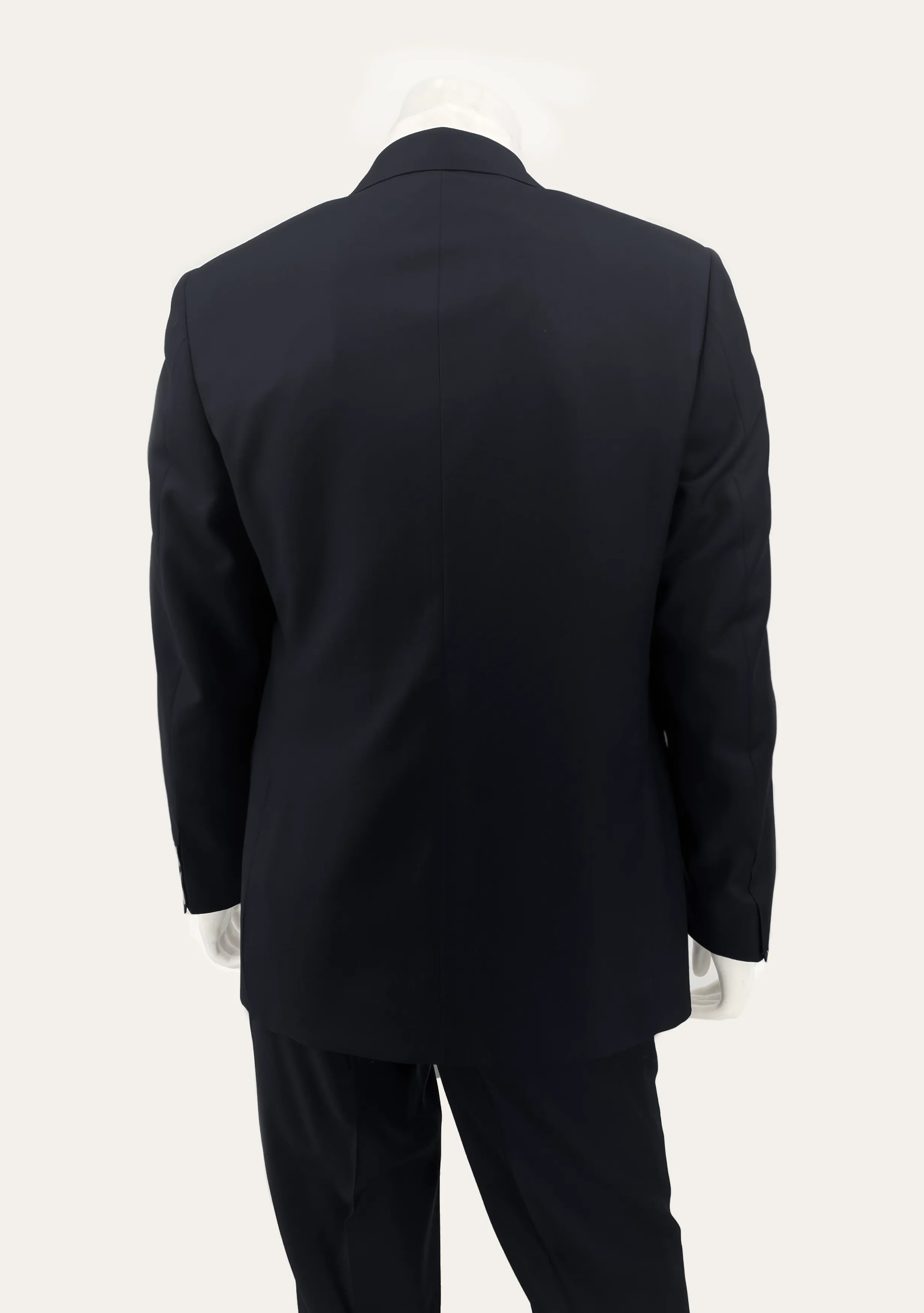 Basic Black Wool Suit