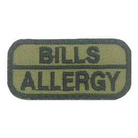 BILLS ALLERGY PATCH - OLIVE GREEN