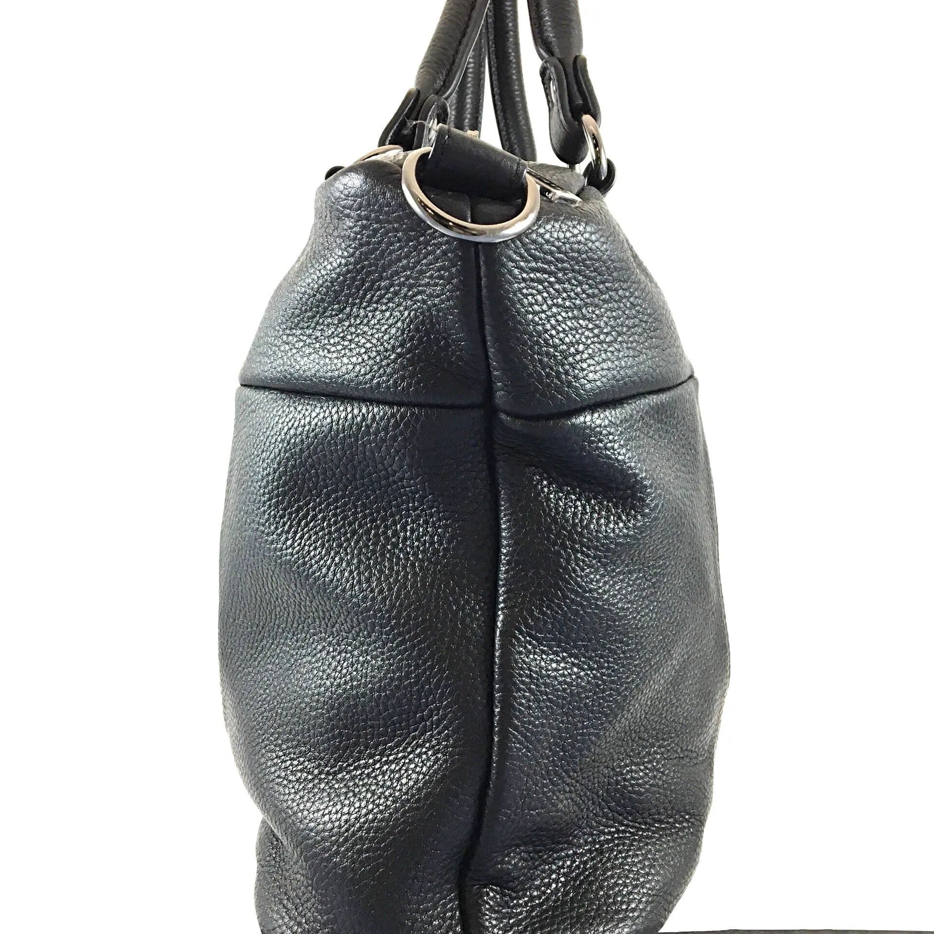 Black Leather Tote