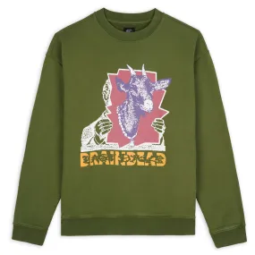 Brain Dead Goat Lady Crewneck