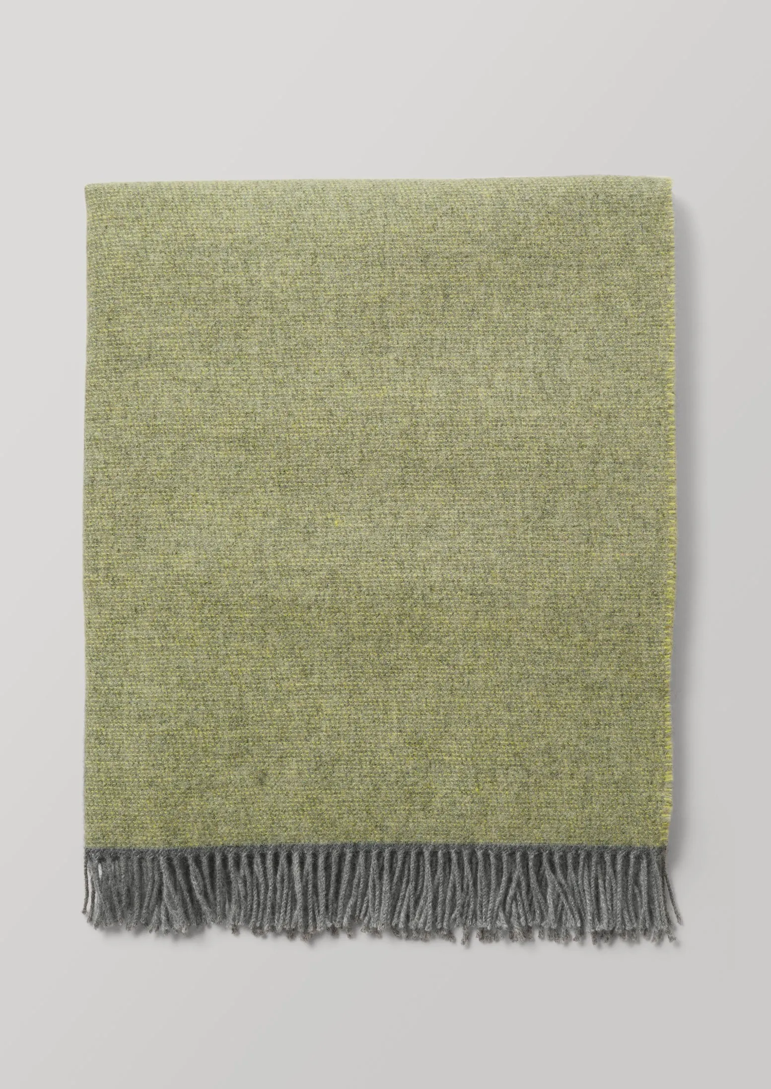 Premium Brior Wool Blanket in Pollen/Anthracite Color - Supreme Warmth and Comfort