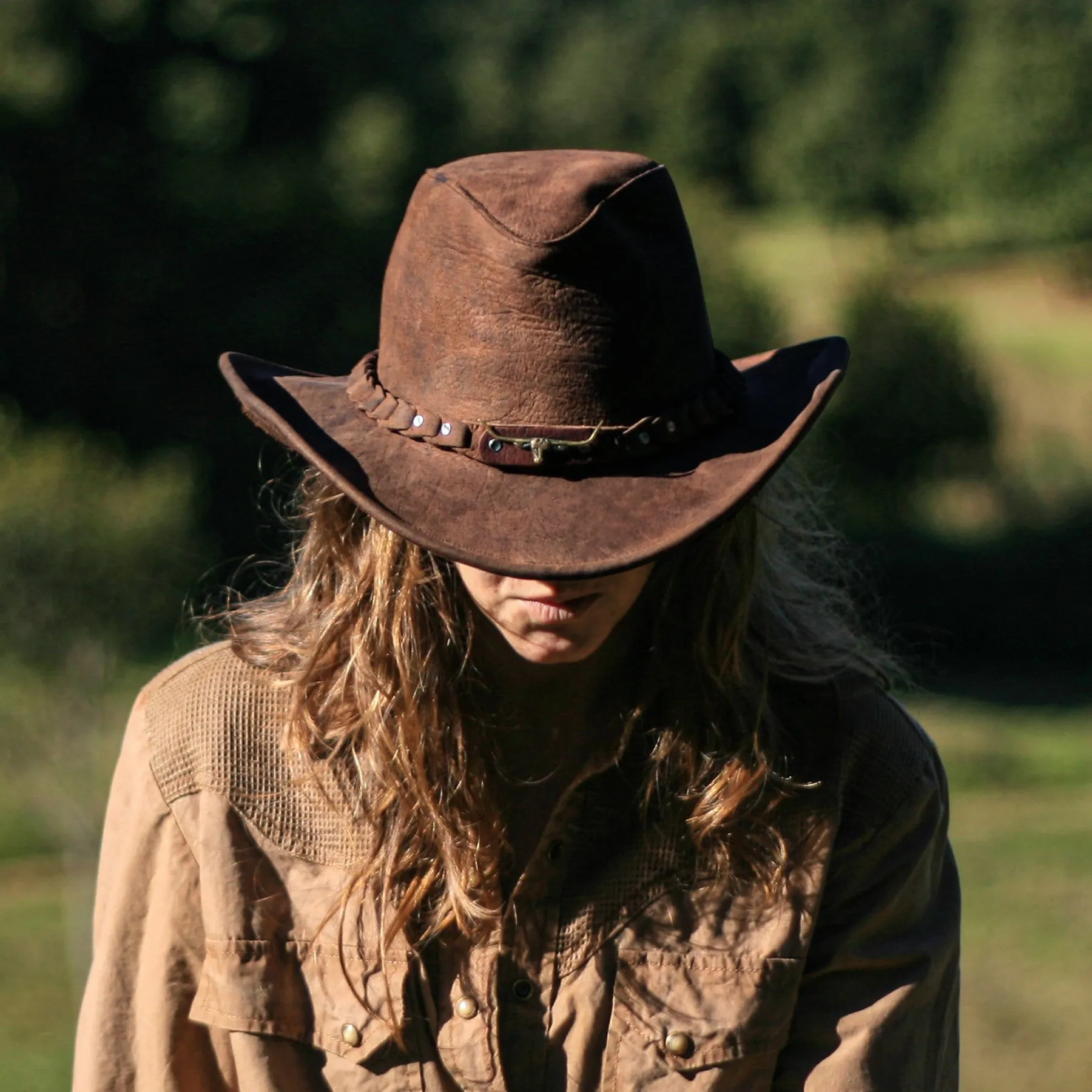 Brumby Shapeable Leather Hat