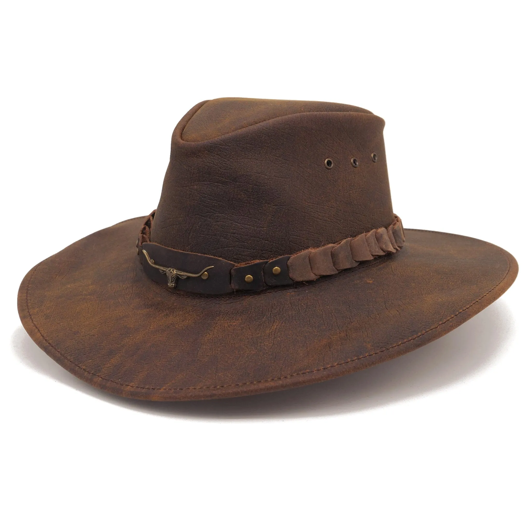 Brumby Shapeable Leather Hat