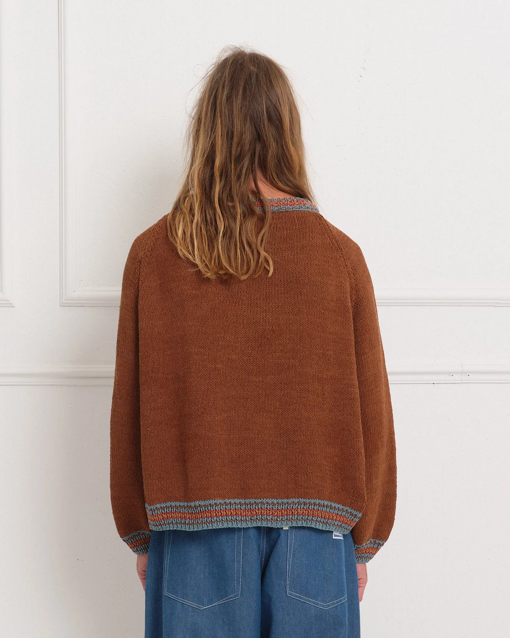 Brown Knitted Jumper - Bulb Style