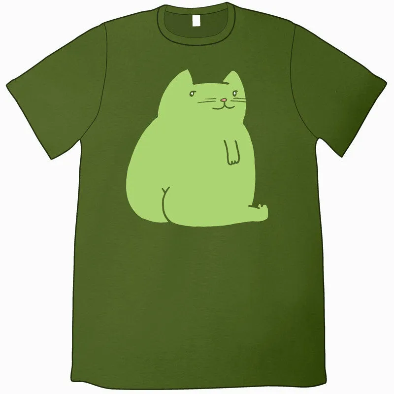 Butt Cat Shirt (Olive)