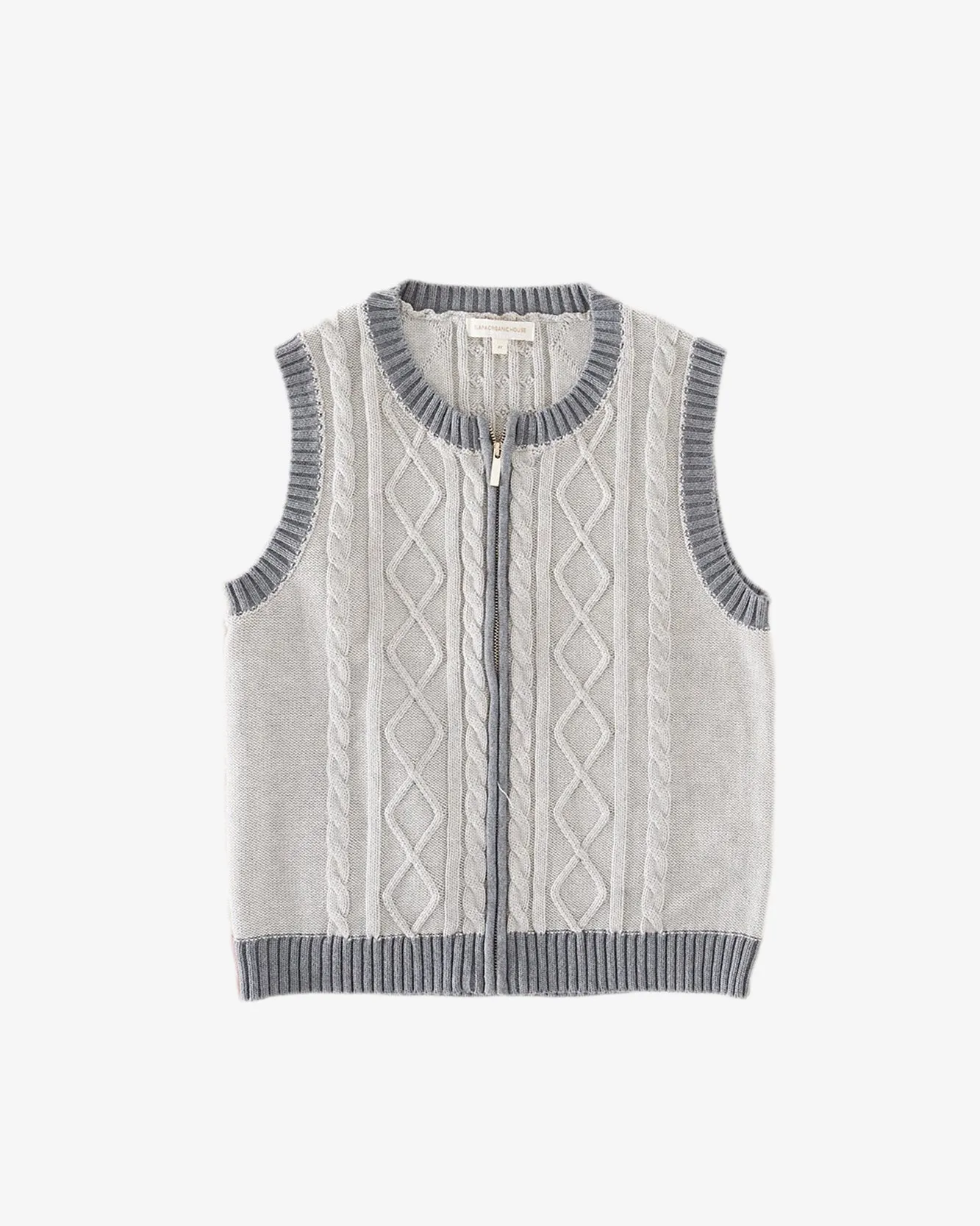 Cable-knit Vest