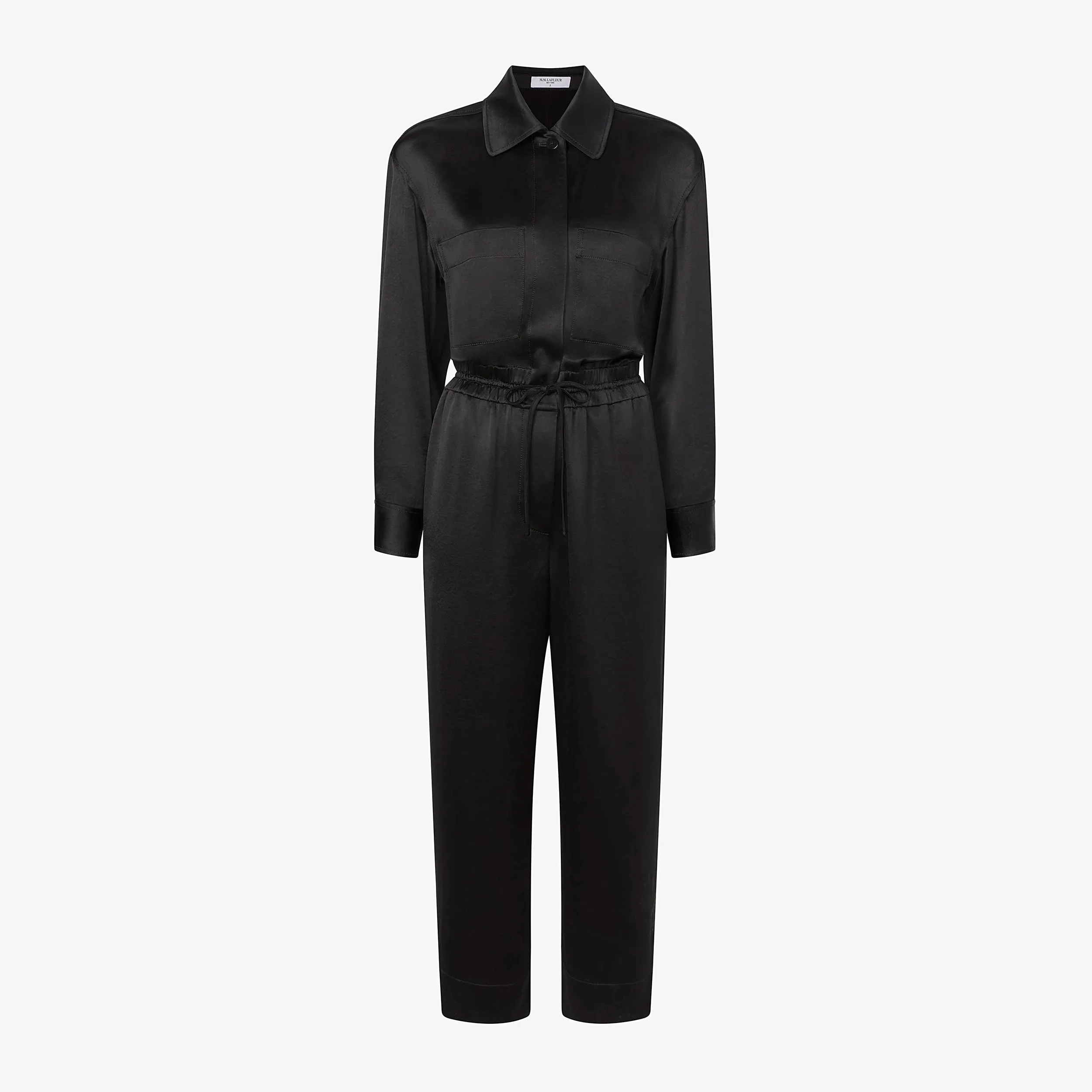 Carr Jumpsuit - Everyday Satin :: Black