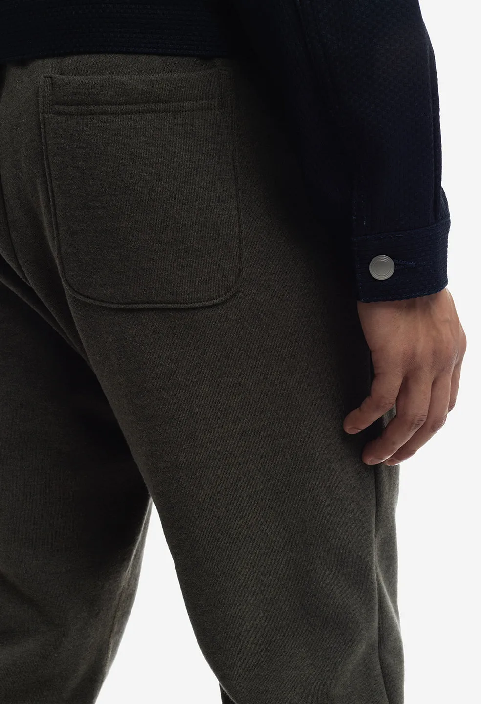 Cashmere Fleece Interval Sweats / Heather Olive