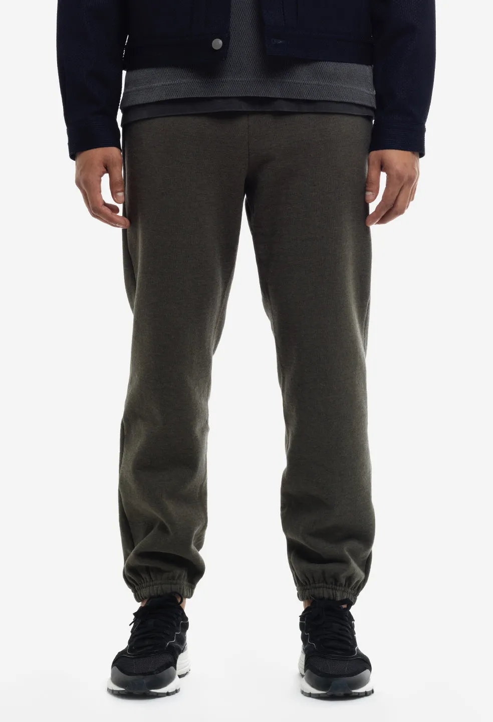 Cashmere Fleece Interval Sweats / Heather Olive