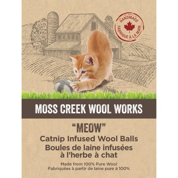 Catnip Infused Wool Balls