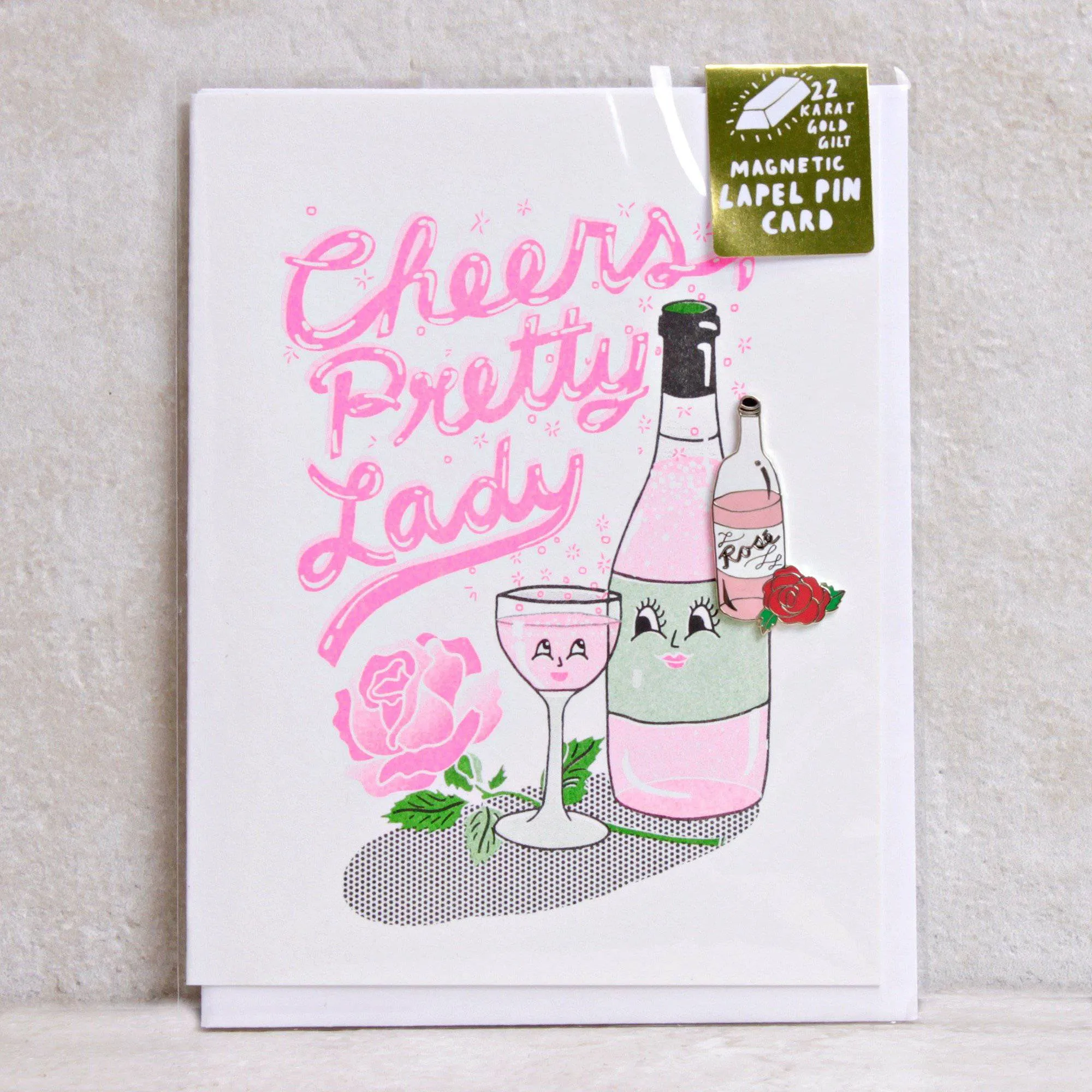 Cheers, Pretty Lady Card