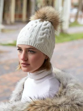 Cindy Cable Wool Knit Hat