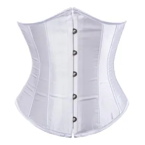 Corset Drag Satin (White)