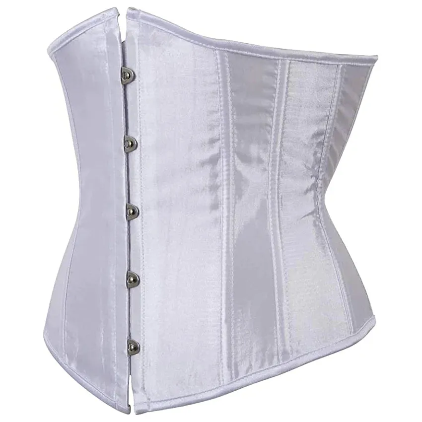 Corset Drag Satin (White)