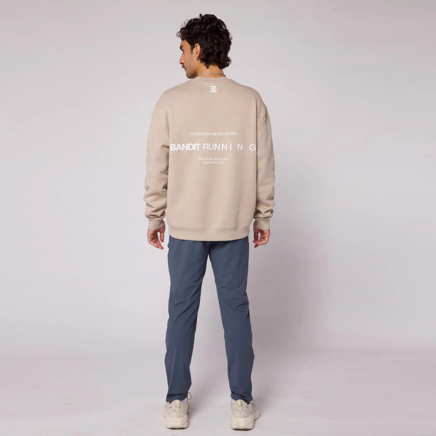 Cotton Fleece Community Crewneck - Unisex, Stone