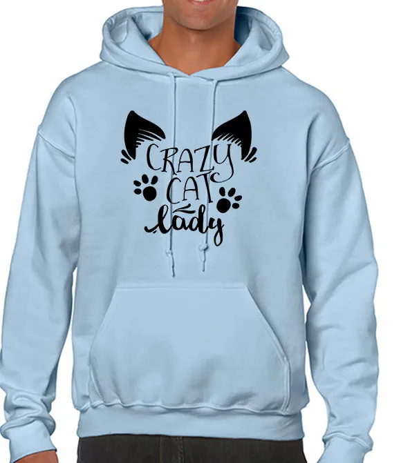 Crazy Cat Lady T-shirt and Hoodie