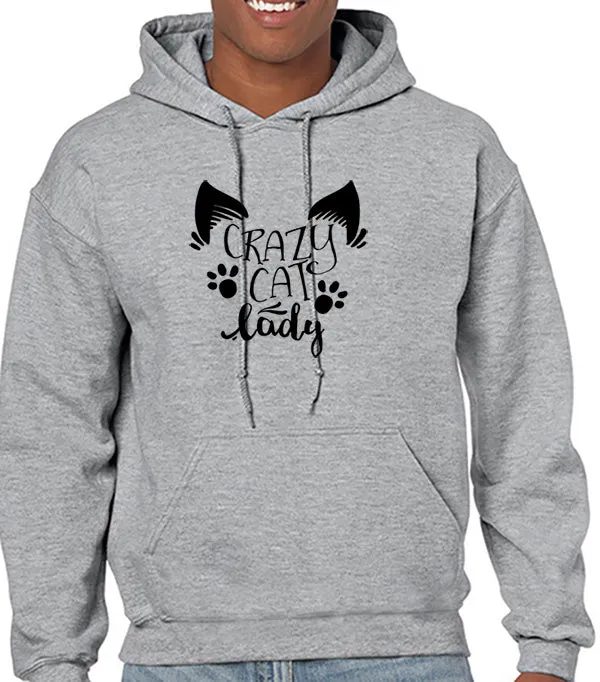 Crazy Cat Lady T-shirt and Hoodie