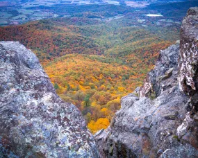 Fall From Stoneyman Photographic Coaster