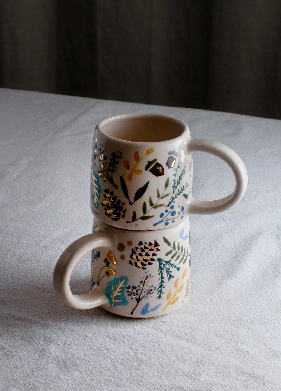 Fall Garden Mug - Off White