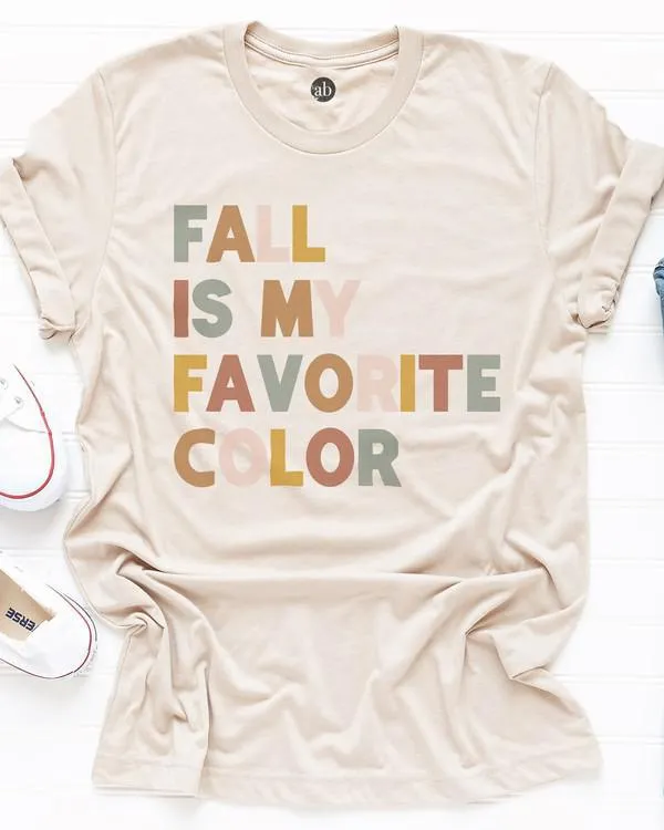 Fall is My Favorite Color Graphic Tee