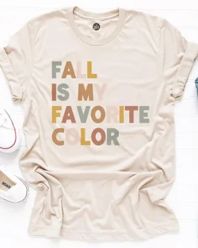 Fall is My Favorite Color Graphic Tee