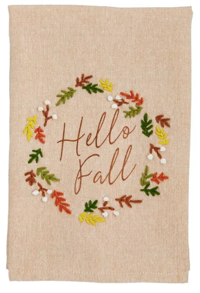 Fall Knot Tea Towel