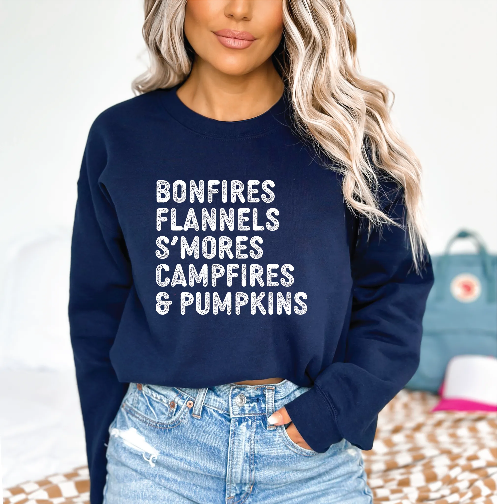 Fall Things Classic Crew Neck Sweater