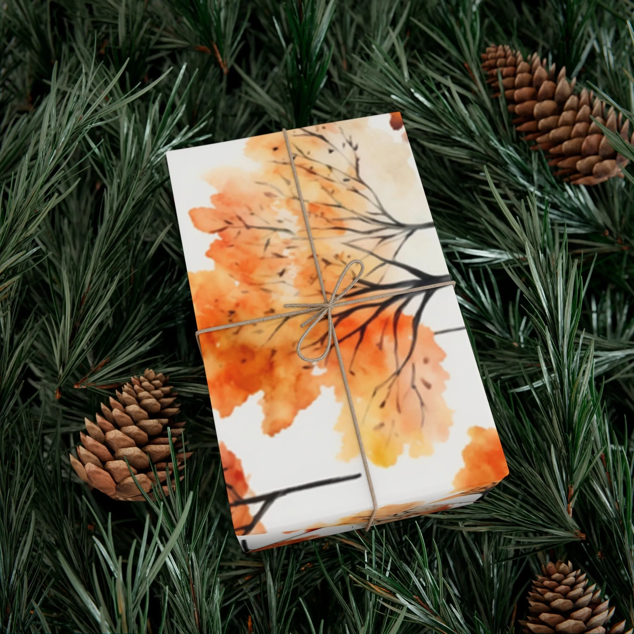 Fall Wrapping Paper Fall Trees Gift Wrap Papers