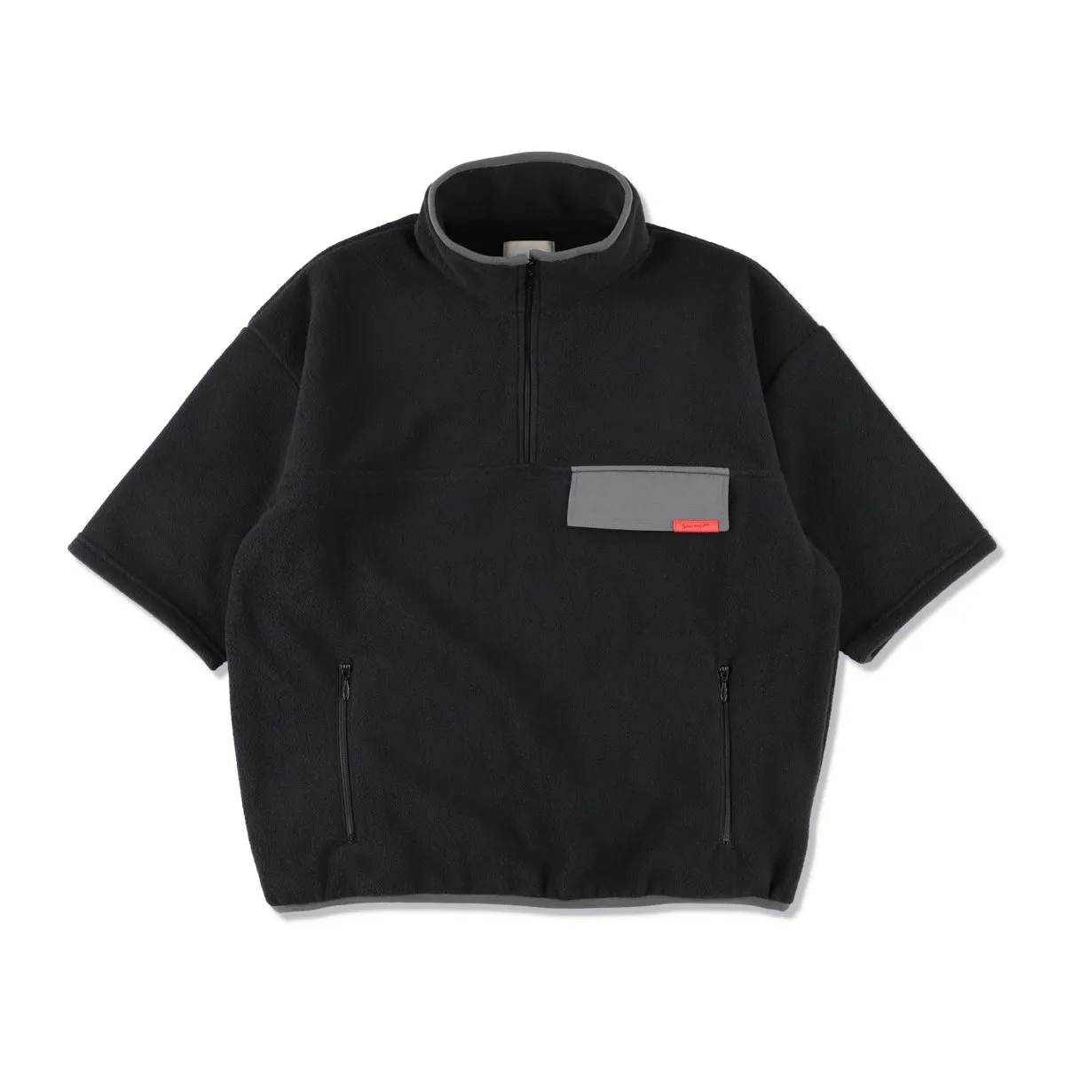 FLEECE S/S PULLOVER / BLACK