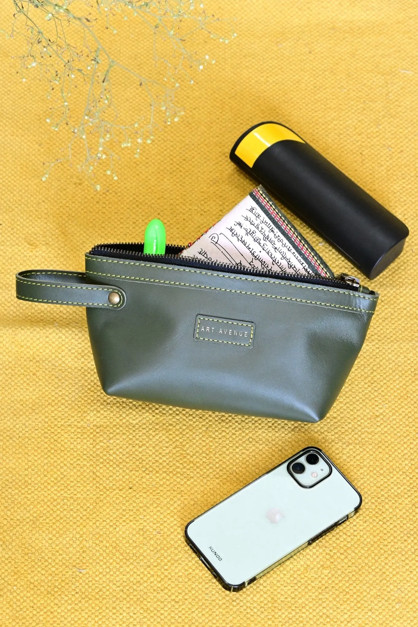 FLISK - LEATHER POUCH