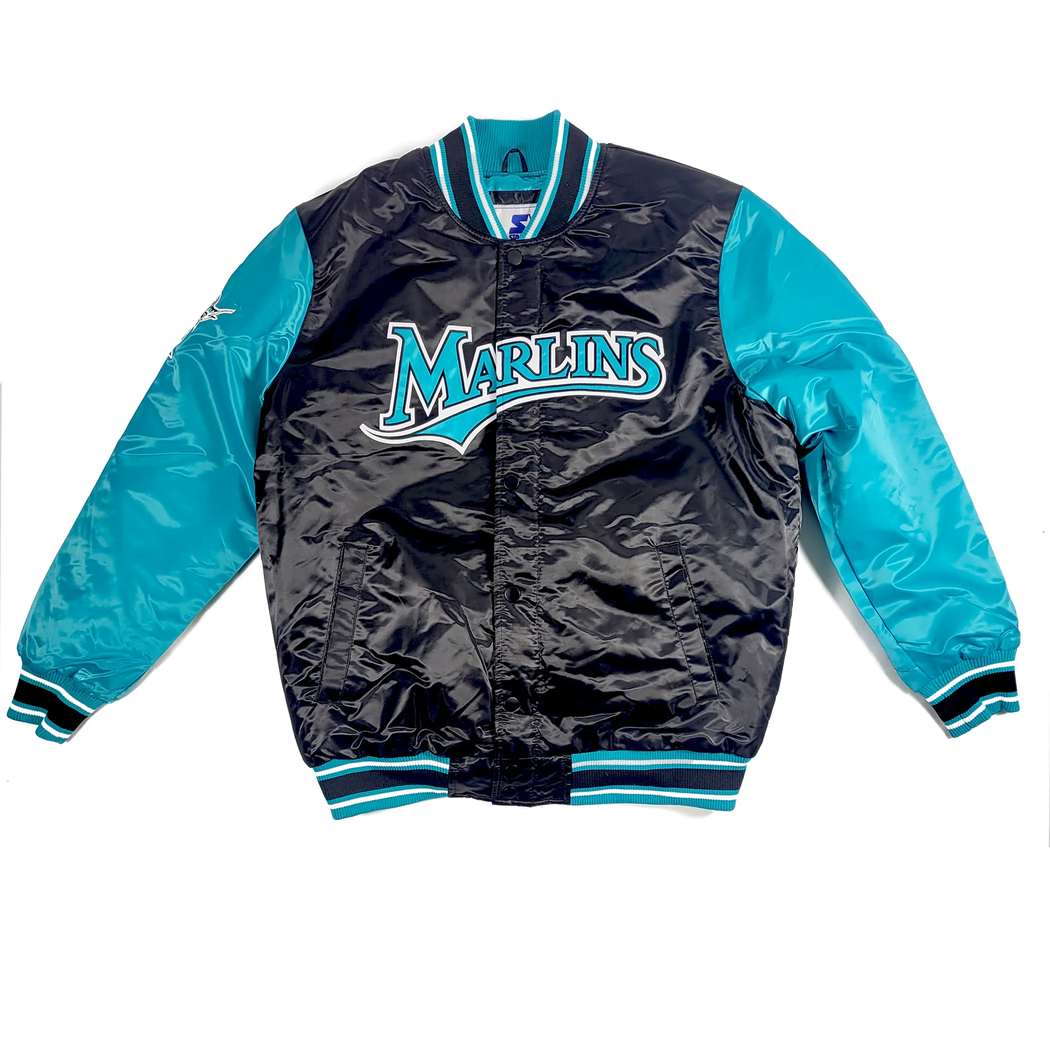 Florida  Marlins Satin Starter Jacket