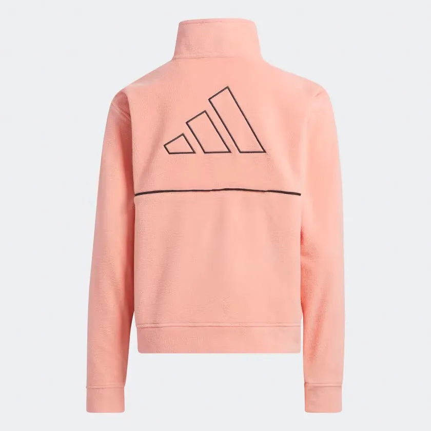 Girl's Adidas Coral Fleece QZ