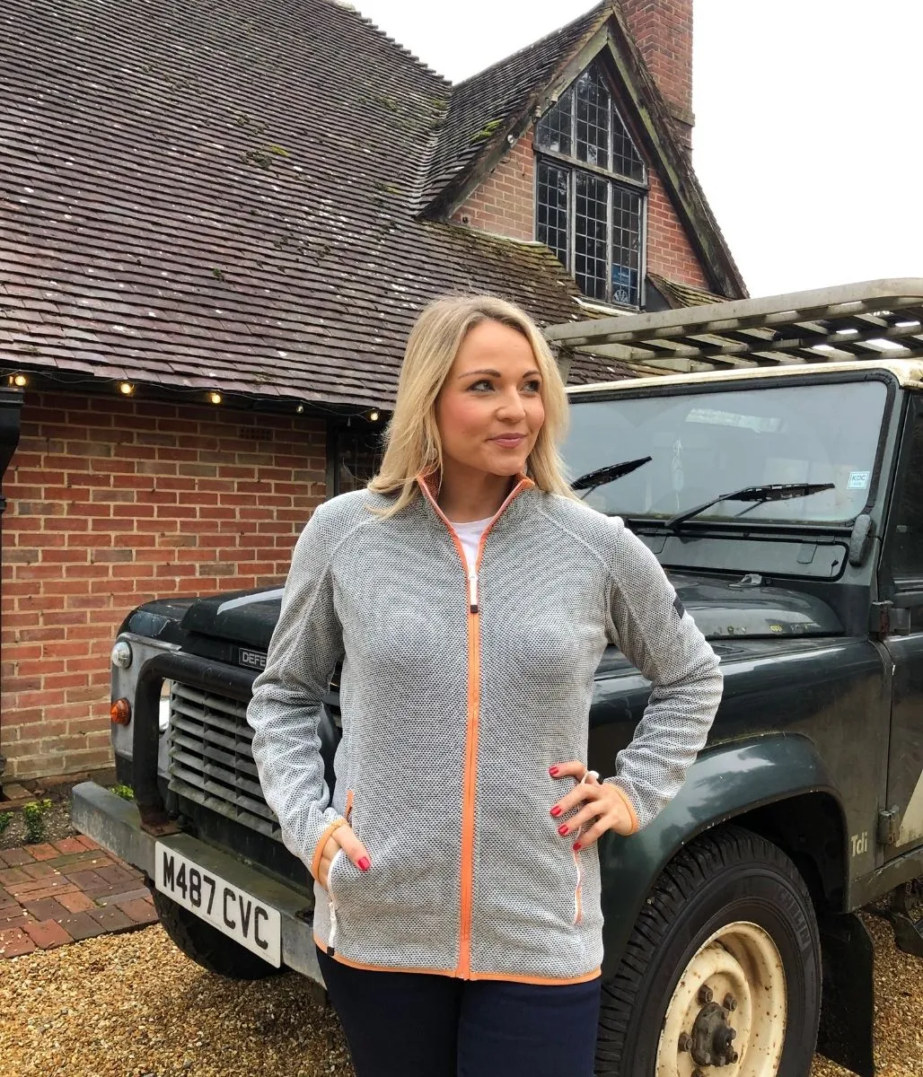 Grey Kinwood Full Zip Fleece