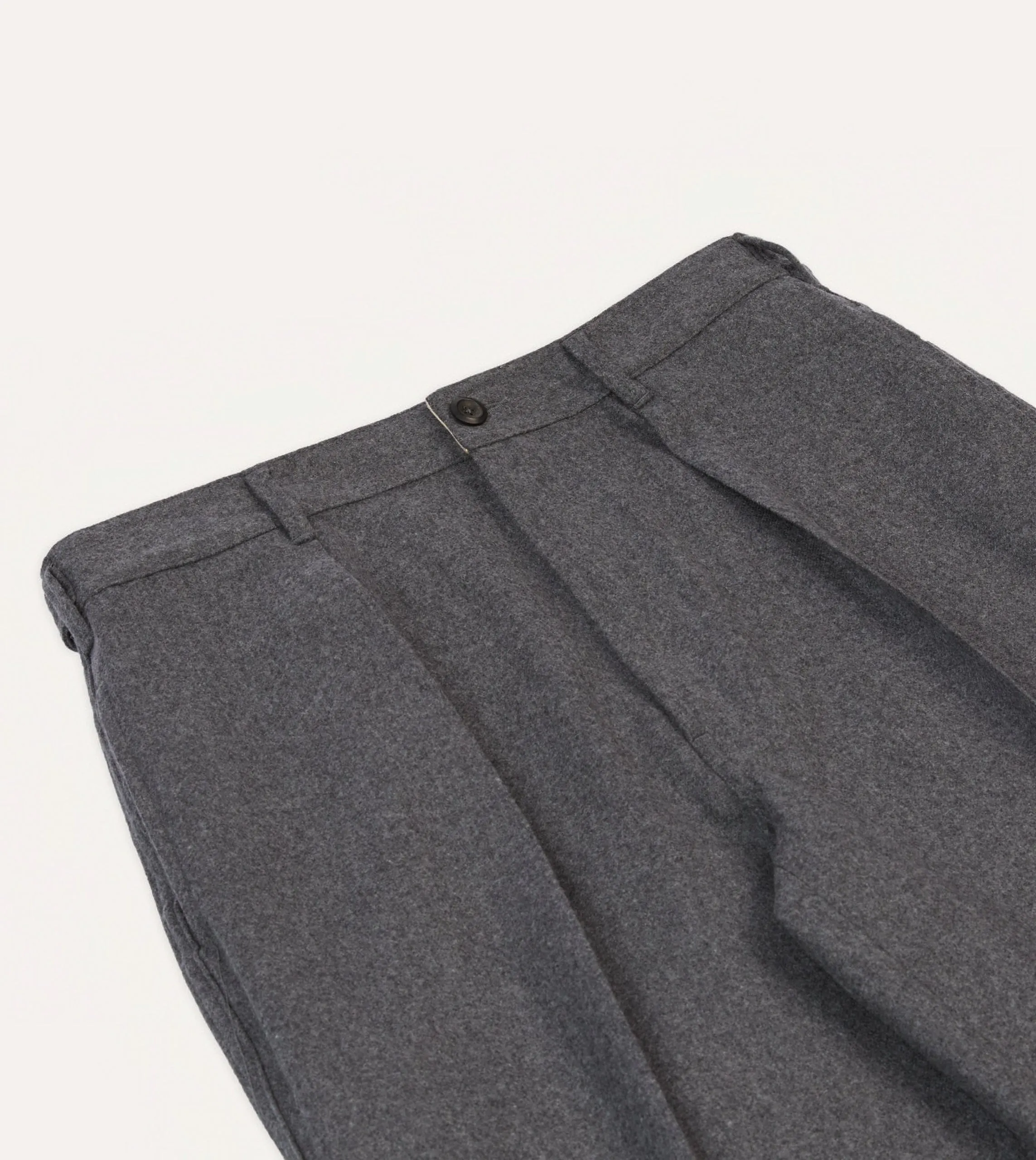 Optimized title: Stylish Grey Merino Wool Games Trouser