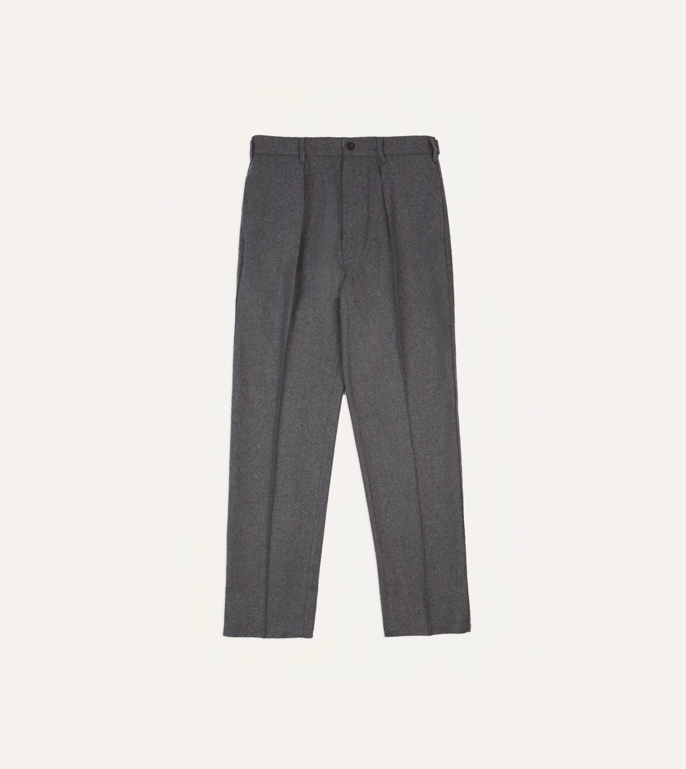 Optimized title: Stylish Grey Merino Wool Games Trouser